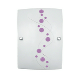 Fali lámpatest falonkívüli 1x 60W 230V E27 IP20 nem szükséges-előtét Ruby lilac RÁBALUX