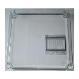 Fedél 1F mérőhelyhez 300mm-sz 300mm-ma műanyag szürke PVT30301Fm FED Csatári Plast