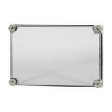 Fedél átlátszó kezeletlen műanyag 375mm-sz 250mm-ma 25mm-mé kültéri D125-CI43 EATON