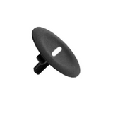 Fedőlap d22 nyomógombhoz - fekete lapos kerek feliratozott 22mm-beépátmérő Harmony XB4 Schneider