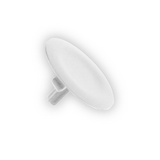 Fedőlap d22 nyomógombhoz üres fehér lapos kerek 22mm-beépátmérő Harmony XB4 Schneider