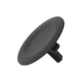 Fedőlap d22 nyomógombhoz üres fekete lapos kerek 22mm-beépátmérő Harmony XB4 Schneider