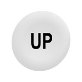 Fedőlap d30 nyomógombhoz UP fehér lapos kerek feliratozott Harmony XB5 Schneider