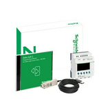 Fejlesztői készlet komplett 10 I/O LCD 24VDC (SR3-B101BD+SW+kábel)  Zelio Logic Schneider