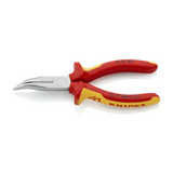 Csőrös fogó fékerek profil vágóél 61HRC max.d2,5/1,6mm pir-sár 160mm-hossz 16.5mm-sz/fej KNIPEX