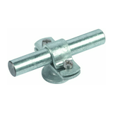 Felfogó-földelőrúd-tartó fedőbilinccsel belső menettel 16mm SH ZS 16 M8 V2A DEHN
