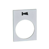 Felirati címke fehér négyszögletű 40mm-sz 30mm-ma Harmony XAC Schneider