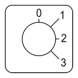 Felirati címke kézikapcsolóhoz üres-szimbólummal ezüst négyzetes 45mm-sz Harmony KZ Schneider