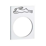 Felirati címke üres fehér négyszögletű 40mm-sz 30mm-ma Harmony XAC Schneider