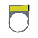 Felirati jelöletlen tábla tartóval d22 üres téglalap 30mmx 40mm Harmony XB5 Schneider