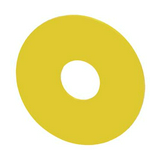 Felirati tábla d22 vészgombhoz üres üres sárga kerek 75mm/ SIRIUS ACT SIEMENS