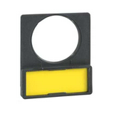 Felirati tábla tartó d16 téglalap 24mmx 48mmx fekete Harmony XB6 Schneider