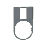 Felirati tábla tartó d22 téglalap 30mm x 50mm x fekete Harmony XB5 Schneider