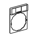 Felirati tábla tartó d22 téglalap 30mm x 40mm x fekete Harmony XB4 Schneider