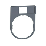 Felirati tábla tartó d22 szürke téglalap 30mm x 40mm x Harmony XB5 Schneider