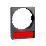 Felirati tábla tartó üres táblával d22 téglalap 40mmx 30mmx Harmony XB4 Schneider