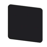 Felirati tábla RSU1-hez üres üres fekete négyzetes 27mm x 27mm x SIRIUS ACT SIEMENS