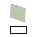 Felirati tábla vezérlőelemhez üres üres-szimbólummal ezüst négyszögletes-forma 02SQ25 EATON