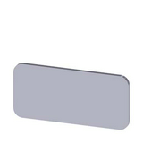 Felirati tábla RSU1-hez üres üres ezüst téglalap 27mm x 12.5mm x SIRIUS ACT SIEMENS