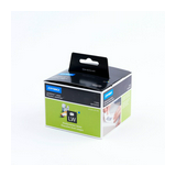 Feliratozó címke-szalag papír 1x1000db 54x32mm fehér/ fekete-betű LW 11354 DYMO