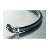 Fém gégecső műanyag köpennyel 25 17.8mm-átmérő 12.6mm-átmérő acél fekete LTS16 Hellermann Tyton