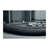Fém gégecső műanyag köpennyel 25m 26.0mm-átmérő 21.1mm-átmérő PCS25-GS/PVC-BK Hellermann Tyton