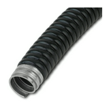 Fém gégecső 25m 19mm/ 15mm-átmérő acél PVC-köpennyel fekete 750N nyomásálló MVK DE331S 15 Dietzel