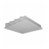 Fénycsöves lámpatest álmennyezeti védett opálbúrás VVG süllyesztett 4x 18W 220-240V G13 MODUS