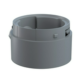 Fényjelző alap rögzítőelem IP66 D85mm tömszelencével  EvoSIGNAL MIDI BM GY WERMA