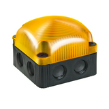 Fényjelző folyamatos 85x85x72mm 24V DC LED sárga IP67 falonkívüli BWM WERMA