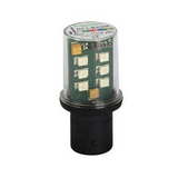 Fényjelző oszlop folytonos 24V AC/DC LED narancs IP65 falonkívüli Harmony XVB-L Schneider