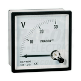 Feszültségmérő analóg táblaműszer 0-30Vméréstartomány DC 1.5-osztály 72mm x 72mm x TRACON