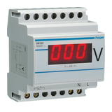 Feszültségmérő sorolható digitális 0-500V AC 1-osztály 4M 70mm x 90mm x SM Hager