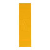 Figyelmeztető fedél villámjel, sárga/fekete, 21x76mm fedél, burkolat AD 50 YE CONTA-CLIP