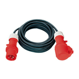 Flexo fázifordító csapófedeles H07RN-F 5x 2.5mm2 25m CEE dugó CEE lengő anya 230V fekete LECTRA