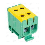 Fővezetéki leágazókapocs 160A/400VAC 2x2x2,5-50mm2 Al/Cu zöld/sárga 2P 50mm2 TRACON