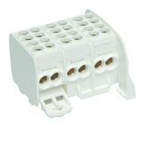 Főáramköri leágazókapocs 3P 80A csavaros 2csatl./16mm2 2csatl./25mm2 csavar UniversZ Hager