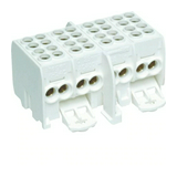 Főáramköri leágazókapocs 4P 80A csavaros 2csatl./16mm2 2csatl./25mm2 csavar UniversZ Hager