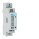 Fogyasztásmérő 1F impulzusadós LCD MID Modbus 40A direkt elektronikus 92-276V 1-fázis ECR Hager