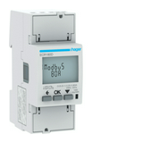 Fogyasztásmérő 1F impulzusadós LCD MID Modbus 80A direkt elektronikus 92-276V 1-fázis ECR Hager