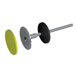 Földelési fixpont vízzáró gumilappal M10/12 12M/csavar nemesacél V4A 190mm 190mm J.PRÖPSTER