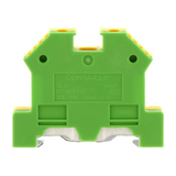 Földelő sorkapocs TS35 1-szintes 0,2-4mm2 zöld-sárga csavaros csavaros SL 4/35 GNYE CONTA-CLIP