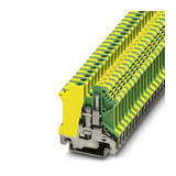 Földelő sorkapocs TS35 1-szintes 0.25-4mm2 zöld-sárga csavaros csavaros USLKG 5 PHOENIX CONTACT