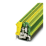Földelő sorkapocs TS35 1-szintes 0.25-6mm2 zöld-sárga csavaros csavaros USLKG 6 N PHOENIX CONTACT