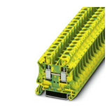Földelő sorkapocs TS35 1-szintes 0.25-6mm2 zöld-sárga csavaros csavaros UT 6-PE PHOENIX CONTACT