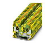 Földelő sorkapocs 1-szintes 0,5-6mm2 zöld/sárga TS35 dugaszolható PT 6-PE PHOENIX CONTACT