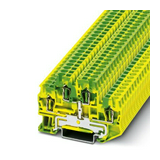Földelő sorkapocs TS35 2-szintes 0.14-2.5mm2 zöld-sárga STTB 2,5-PE PHOENIX CONTACT