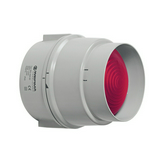 Forgalomirányító lámpa fényforrás nélkül piros 1-lámpás E27 230V AC/DC BWM 12-230VAC/DC RD WERMA