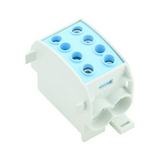 Sorkapocs elosztóblokk 3x70+2x50mm2 300A 1000V kék csavaros WPD 103 2X70/2X50 BL Weidmüller