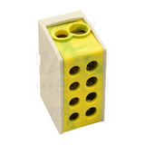 Fővezetéki leágazókapocs 101A zöld/sárga 2x25+2x25mm2 1-pólus 25mm2-vezetőér TRACON